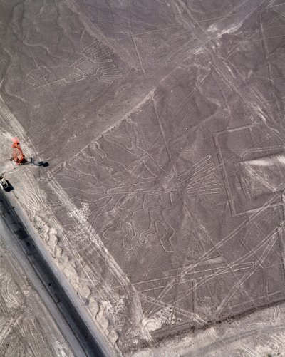 Vista aerea delle Linee di Nazca da Prehistoric Prehistoric