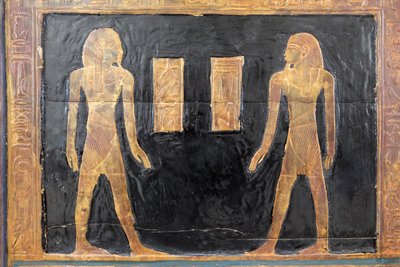 Cofanetto canopo di Yuya, dettaglio, Museo Egizio, Il Cairo, Egitto da Prehistoric Prehistoric