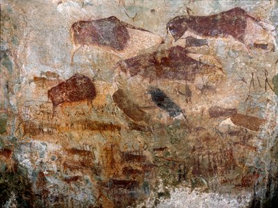 Pitture rupestri realizzate dai San, terzo millennio a.C. da Prehistoric Prehistoric