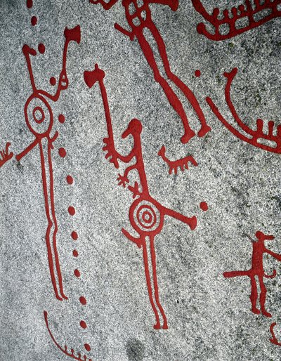 Età del bronzo nordica: cacciatori, incisioni rupestri a Tanum, Svezia da Prehistoric Prehistoric