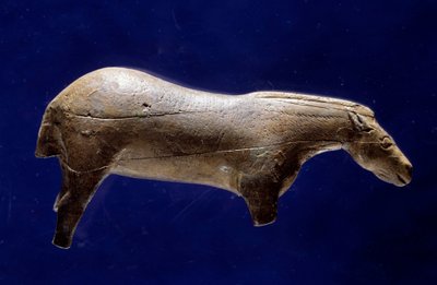 Arte preistorica (Magdaleniano Medio): scultura in avorio di mammut di un cavallo dalla grotta di Espelugues (Hautes-Pyrénées) da Prehistoric Prehistoric