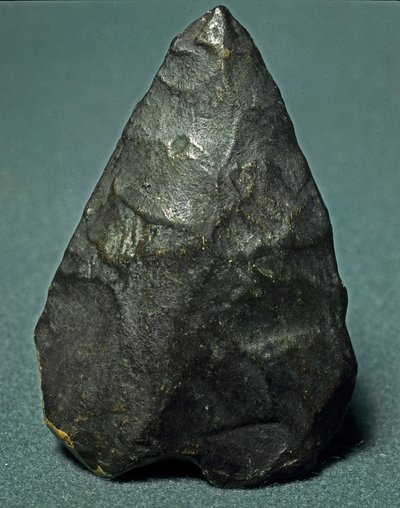 Preistoria: bifacciale amigdaloide in selce. Paleolitico inferiore da Prehistoric Prehistoric