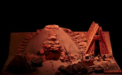 Preistoria: ricostruzione di una forgia dell