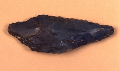 Punta di freccia in pietra scoperta a Isolino di Varese (Italia) da Prehistoric Prehistoric