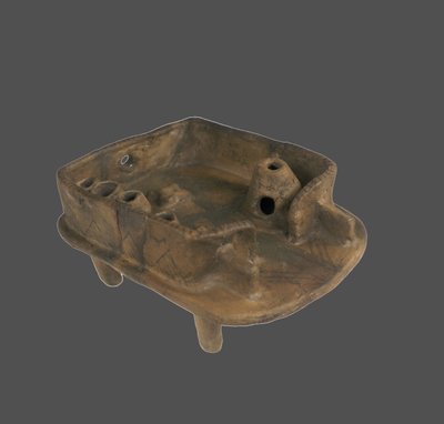 Modello di una casa da Prehistoric Russian Culture