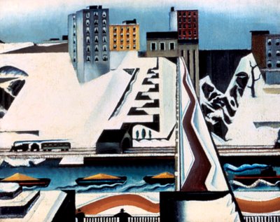 Fiumi di Harlem, 1928 da William Preston Dickinson