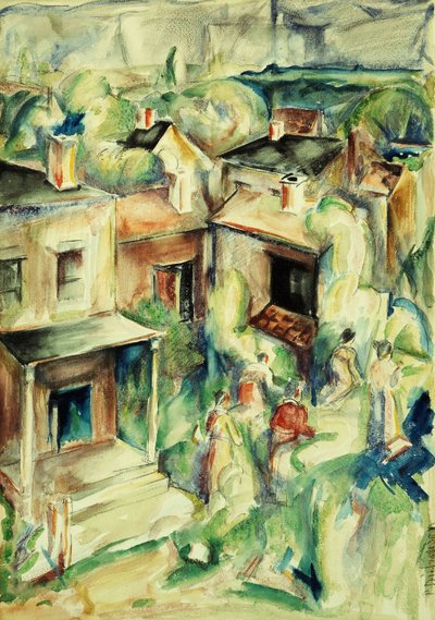 Villaggio, c.1929 da William Preston Dickinson