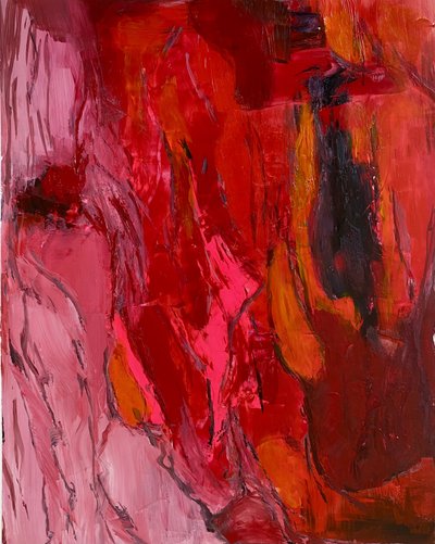 Rosso vivace - Astratto da Preston Harmon