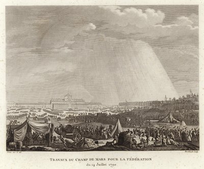 Accampamento sul Champ de Mars da Prieur