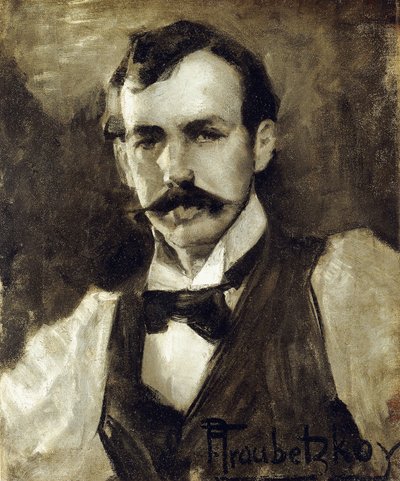 Ritratto del Pittore, Sir Jebusa Shannon, R.A. da Prince Paul Petrovic Troubetzkoy