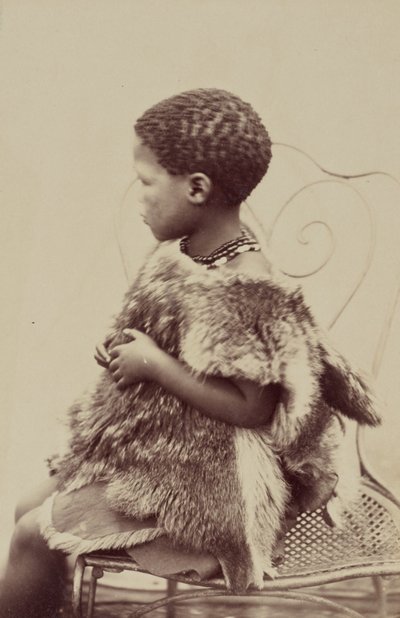Betty, fillette hotentotte (Hottentot girl), 9 ans da Prince Roland Napoleon Bonaparte