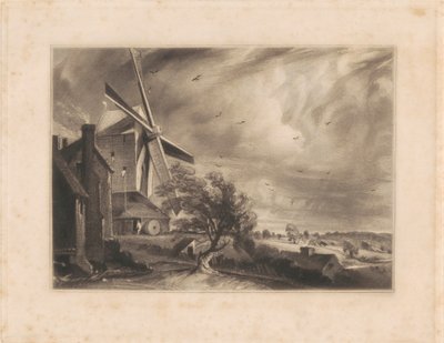 Mulino vicino a Colchester da Print made by David Lucas