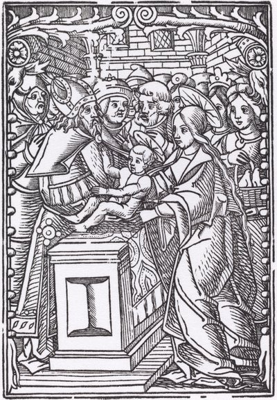 Presentazione al Tempio da Probably French 16th Century