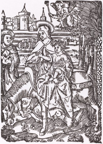 La fuga in Egitto da Probably French 16th Century