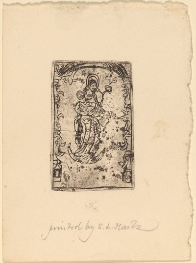 Madonna col bambino da Probably Netherlandish 15th Century