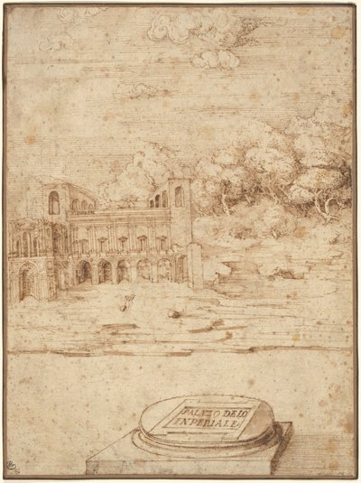 La Villa Imperiale da Probably Titian Venetian 16th Century