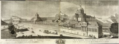 Veduta del Grand Palazzo di Oranienbaum, 1761 da Prokofy Artemyevich Artemyev