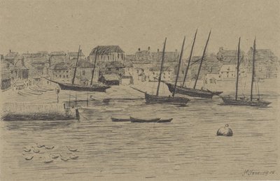 Villaggio di pescatori St. Ives da Prosper Alphonse Isaac