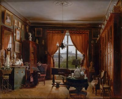 Pierre-Joseph-Guillaume Zimmermann nel suo appartamento in Square d