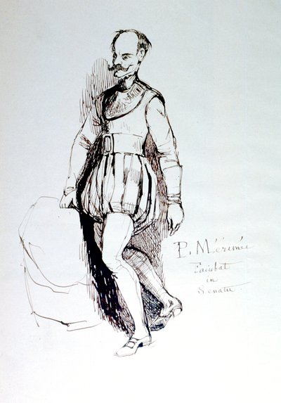 Figura in costume del XVI secolo, c1823-1870 da Prosper Merimee