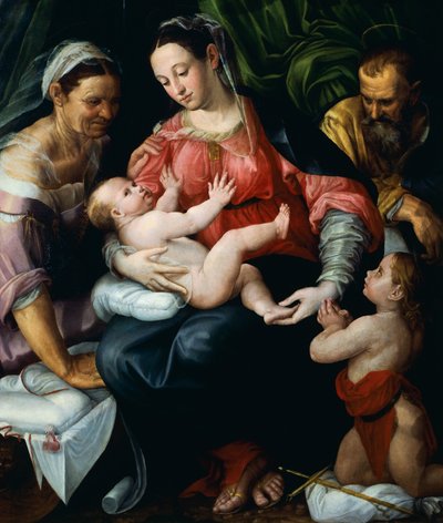 Sacra Famiglia, di Prospero Fontana (1512-1597) da Prospero Fontana