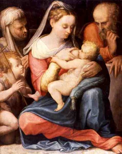 La Sacra Famiglia da Prospero Fontana