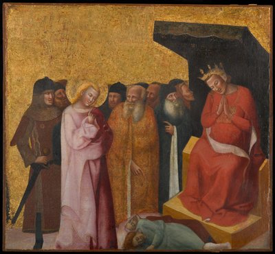 San Giovanni Evangelista che resuscita due uomini, circa 1325-1330 da Pseudo Jacopino di Francesco