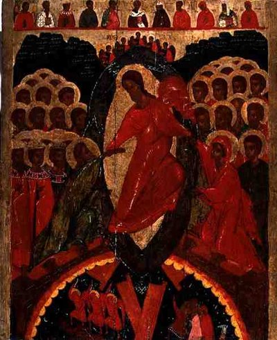 La discesa agli inferi da Pskov School