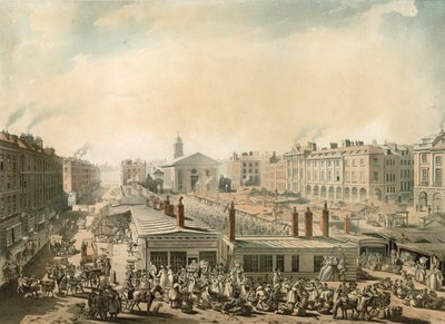 Covent Garden, Londra da Pugin and Rowlandson