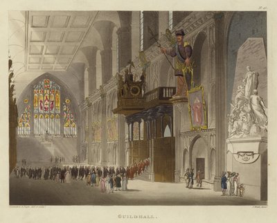 Guildhall da Pugin and Rowlandson