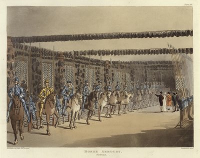 Armeria dei cavalli da Pugin and Rowlandson