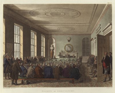 Società di agricoltura da Pugin and Rowlandson