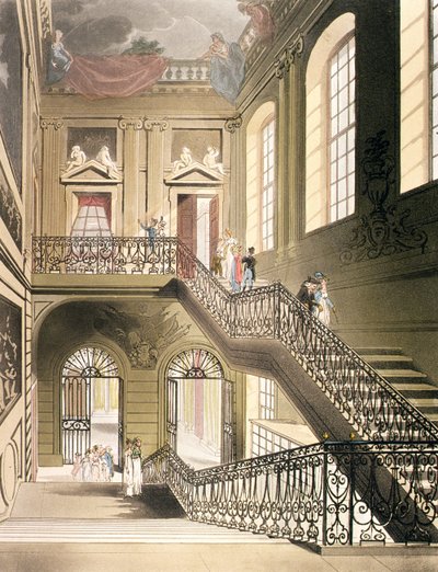 La sala e la scala del British Museum da 