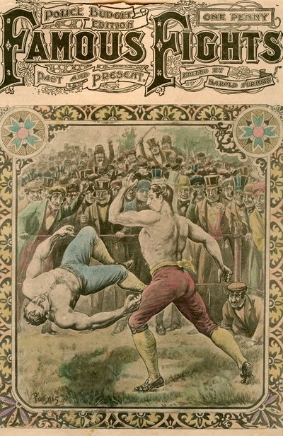 Il combattimento tra Tom Spring e Bill Neat, 1823, fine XIX o inizio XX secolo da Pugnis