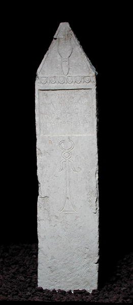 Stele votiva con un caduceo, da Cartagine, III-II secolo a.C. da Punic Punic
