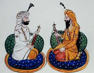 Sardar Sher Singh Atariwala e Maharaja Sher Singh Atariwala, c.1890 da Punjabi School