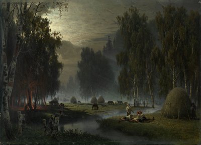 Fienaioli. Riposo serale da Pyotr Alexandrovich Sukhodolsky
