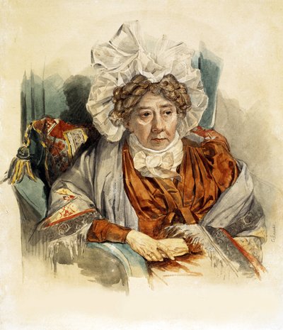 Ritratto di Natalia Kirillovna Zagryazhskaya da Pyotr Fyodorovich Sokolov