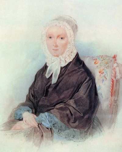 Ritratto di A. N. Venevitinova da Pyotr Fyodorovich Sokolov