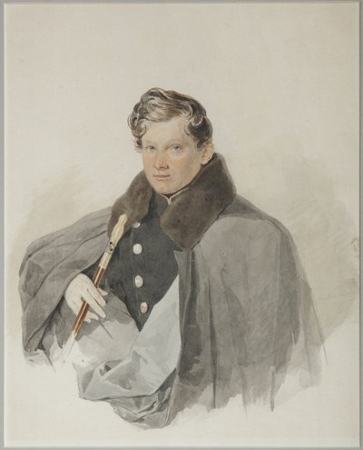 Ritratto del conte Sergey Vasilyevich Trubetskoy 1815-1859, 1835 da Pyotr Fyodorovich Sokolov