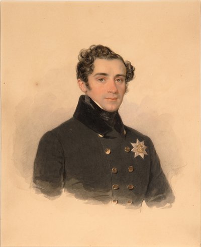 Ritratto del Principe Alexander Fyodorovich Golitsyn da Pyotr Fyodorovich Sokolov