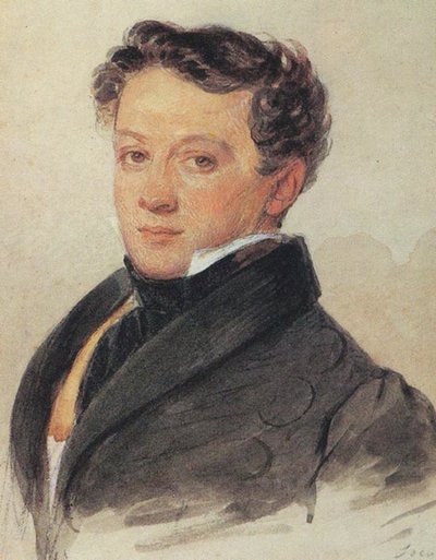 Ritratto di Sergey Ivanovich Turgenev 1792-1827, 1810s da Pyotr Fyodorovich Sokolov