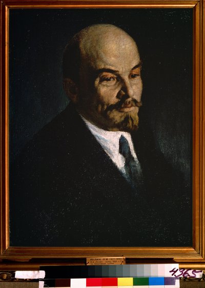 Ritratto di Vladimir Lenin da Pyotr Ivanovich Kelin