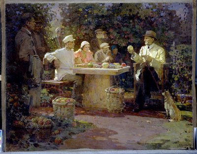 Visitatori di Ivan Vladimirovitch Mitchourine (1855-1935) da Pyotr Ivanovich Kotov