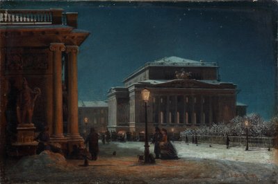 Teatro Aleksandrinskij a San Pietroburgo da Pjotr ​​​​Petrowitsch Wereschtschagin