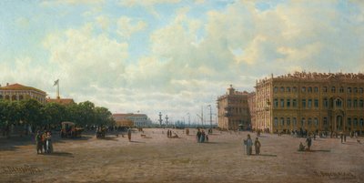 Piazza del Palazzo a San Pietroburgo da Pjotr ​​​​Petrowitsch Wereschtschagin