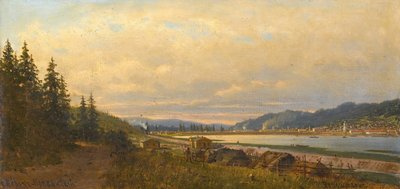 Veduta di Verkh-Neyvinsky, ca 1877 da Pjotr ​​​​Petrowitsch Wereschtschagin
