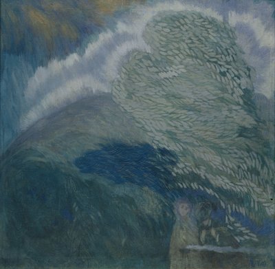 Amanti nella tempesta, 1908 da Pyotr Savvich Utkin
