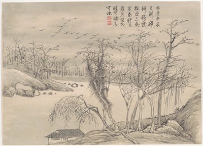 Paesaggi invernali e fiori da Qian Weicheng
