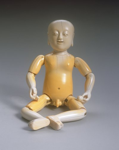 Figura articolata di un ragazzo, periodo Kangxi da Qing Dynasty Chinese School